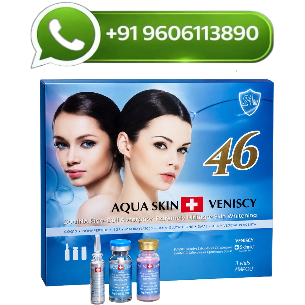 Aqua Skin Veniscy 46 Dualna Pico Cell Absorbtion Extremely Ultimate Skin Whitening Injection