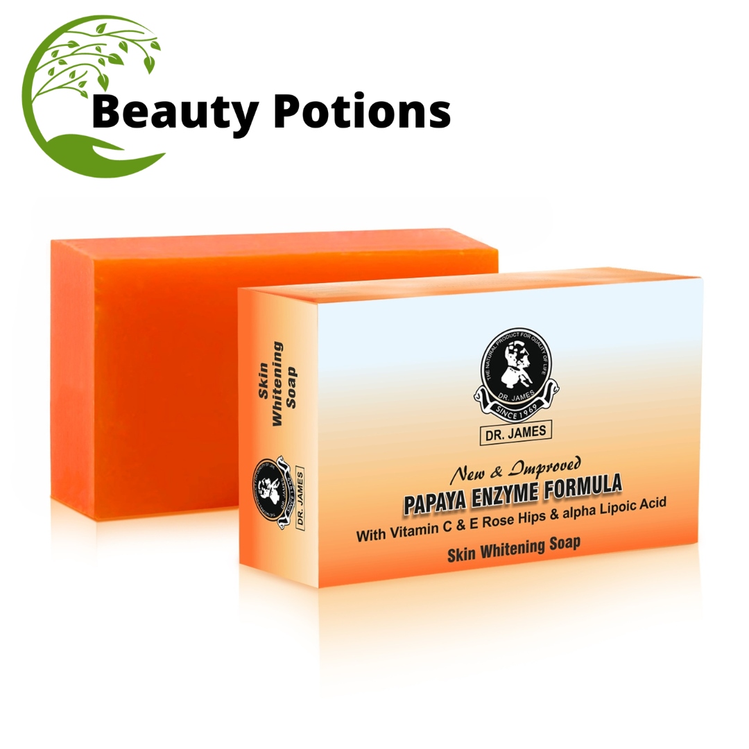 Dr James New And Improved Papaya Enzyme Formula Skin Whitening Soap