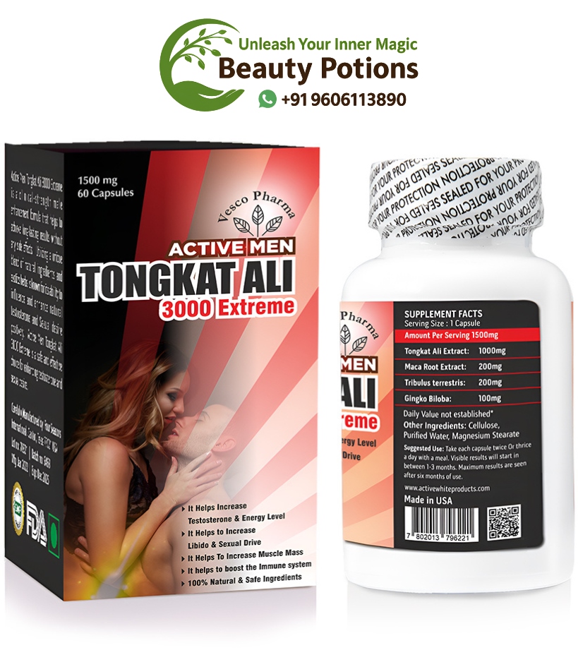 Vesco Pharma Active Men Tongkat Ali 3000 Extreme