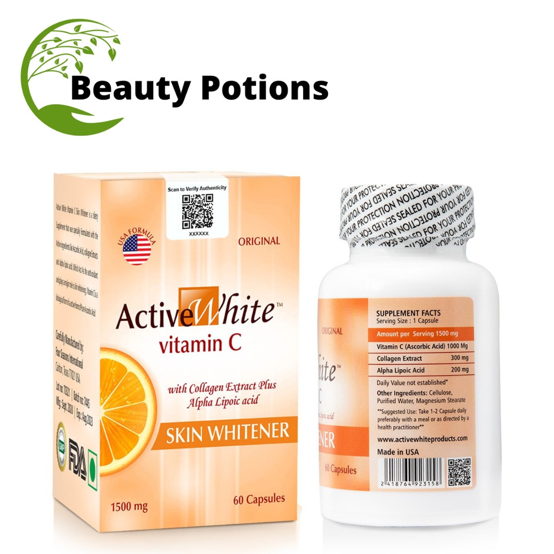 Active White Vitamin C Skin Whitening Pills