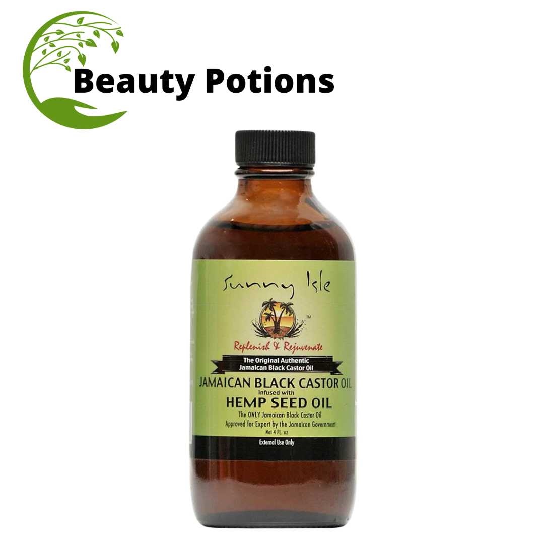 Sunny Isle Jamaican Black Castor Oil infused with Hemp Oil