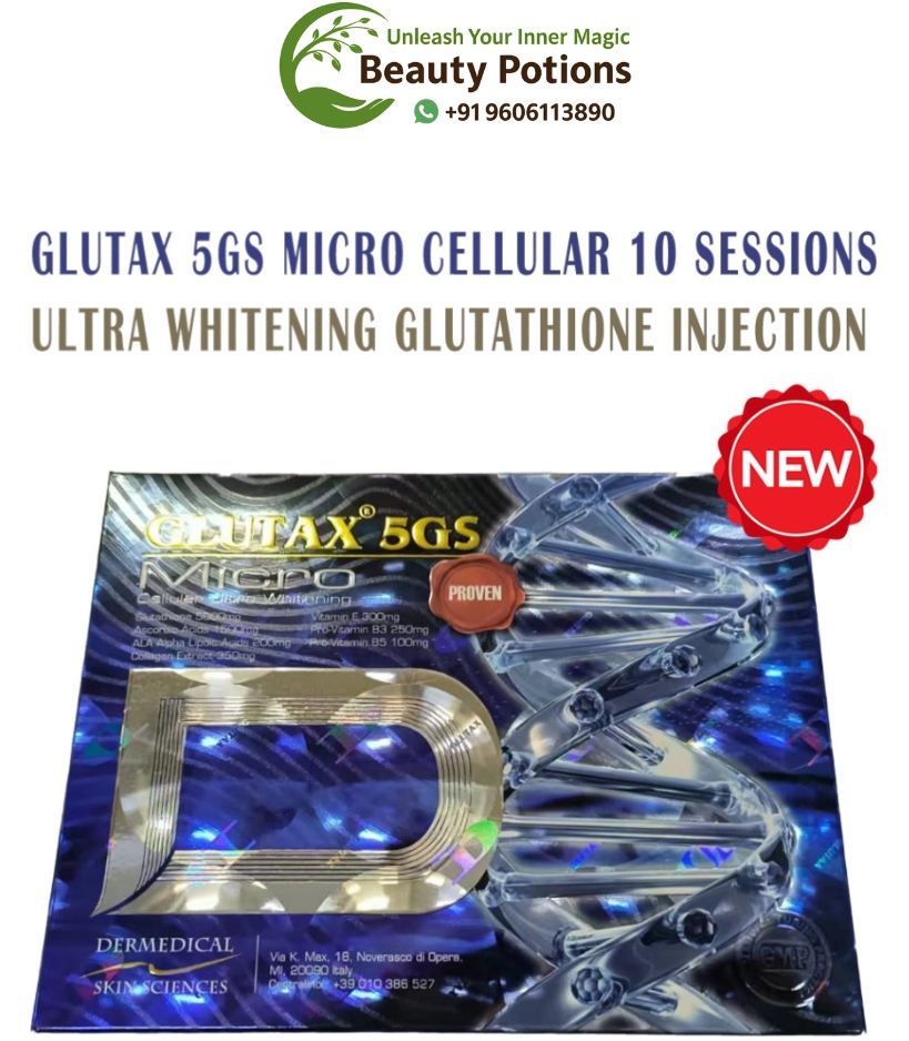 Glutax 5gs 10 Sessions Micro 5000mg Cellular Ultra Whitening Injection