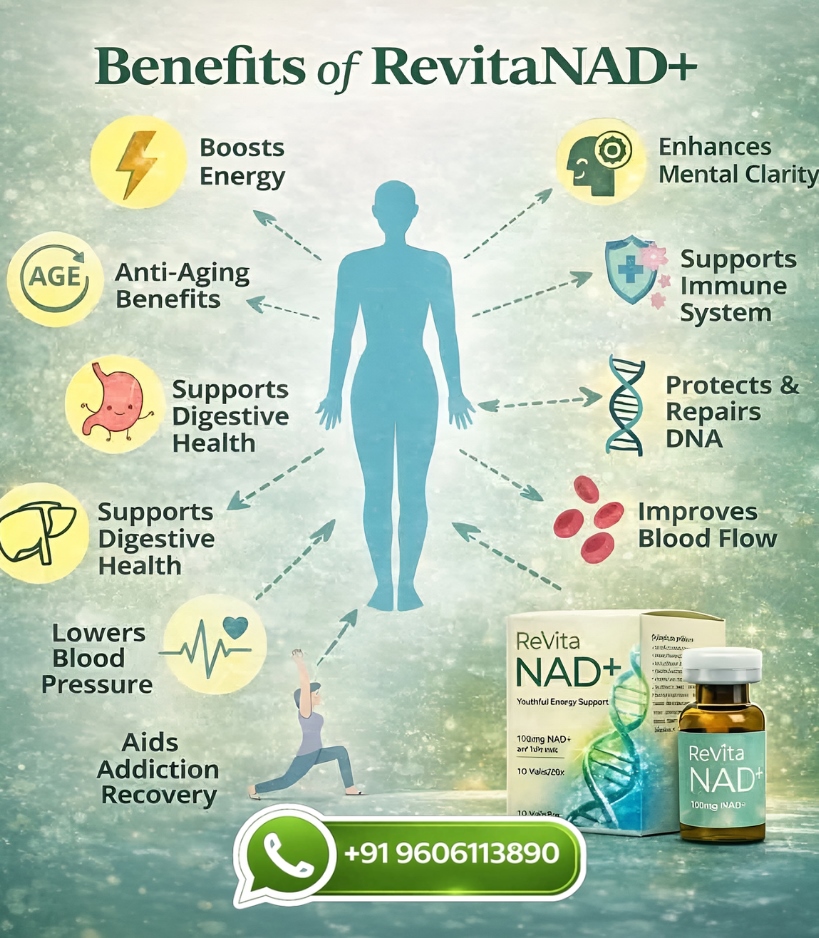 Revita NADplus 100mg Injection Subcutaneous Anti Aging Therapy