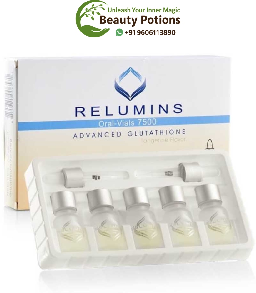 Relumins Oral Vials 7500mg Sublingual Glutathione