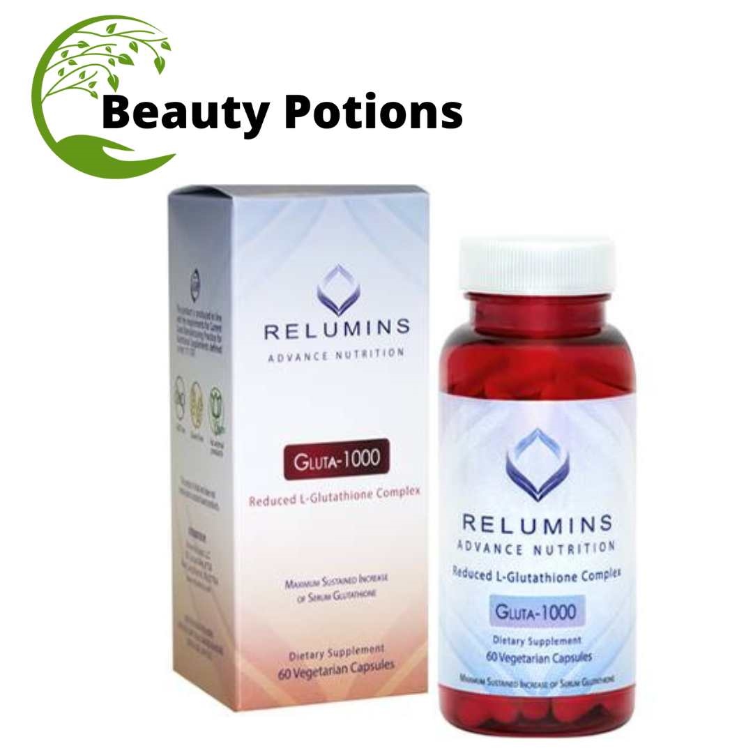 Relumins 1000mg Reduced Glutathione 60 Capsules 60g