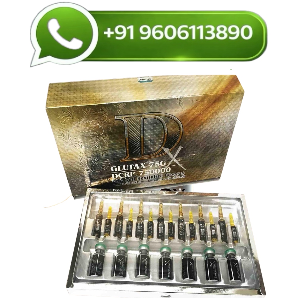 Glutax 75GX DCRP 750000 DNA Cell Revitalize Glutathione Injections