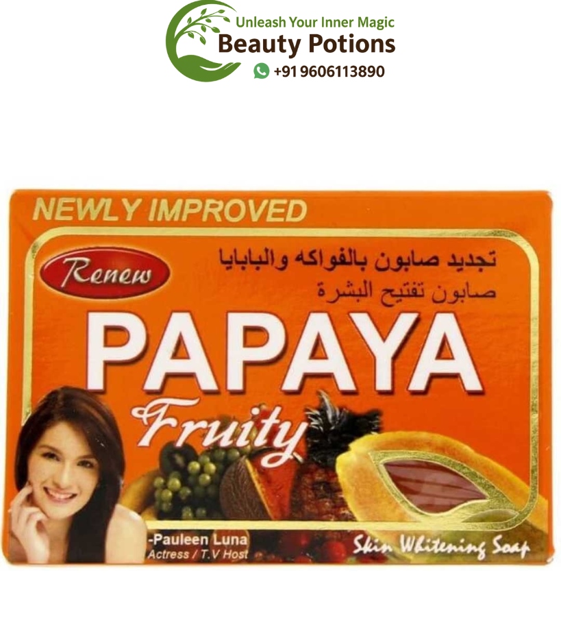Renew Papaya Fruity Skin Whitening Soap