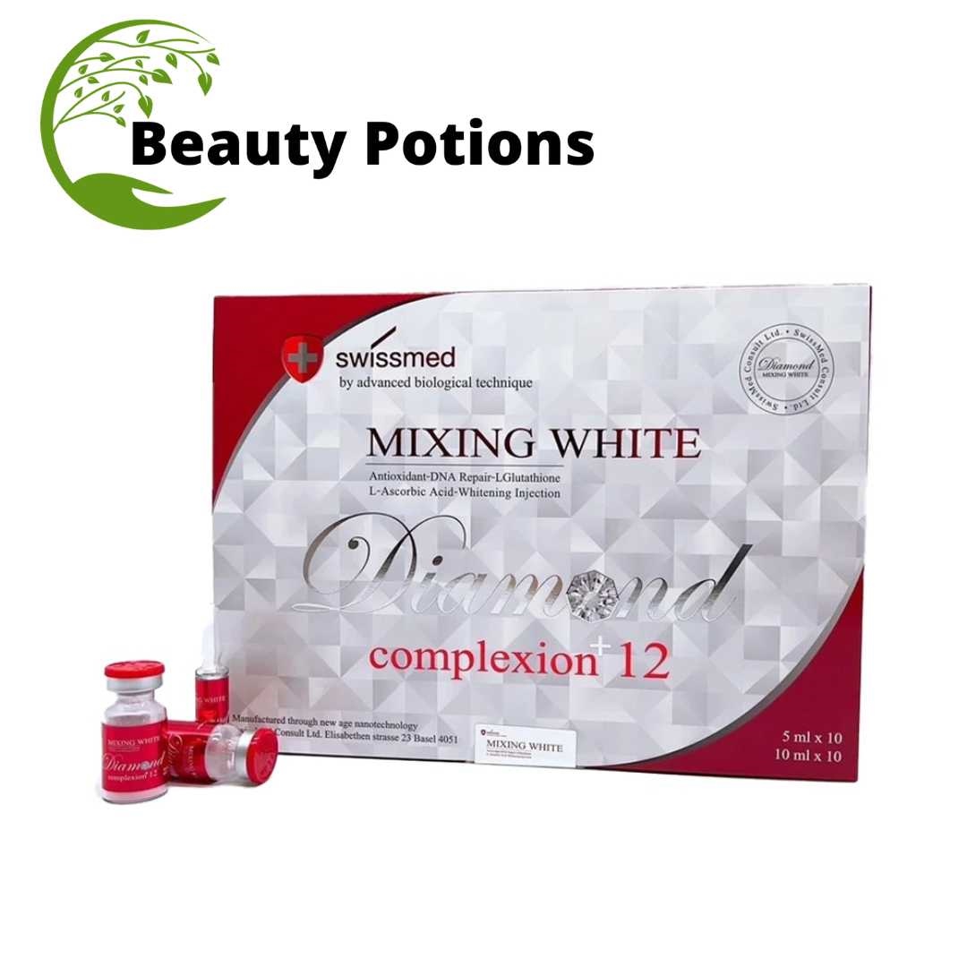 Swissmed mixing white diamond complexion 12 glutathione injection