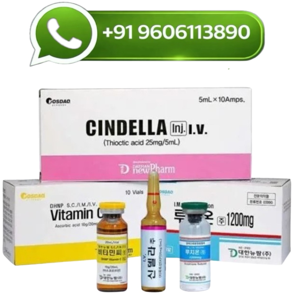 Cindella 1200mg Glutathione Injections with KFDA Seal