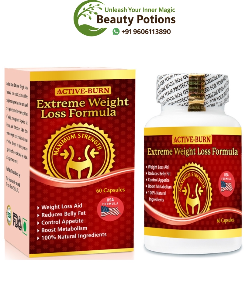 Active Burn Extreme Weight Loss Formula 60 Capsules