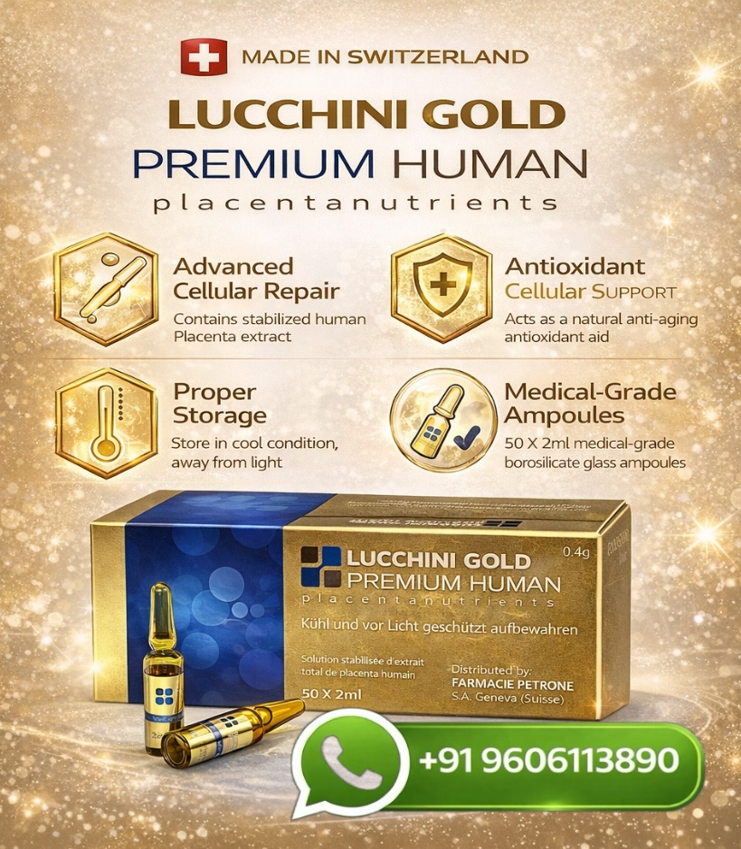 Lucchini Gold Premium Human Placenta Injection