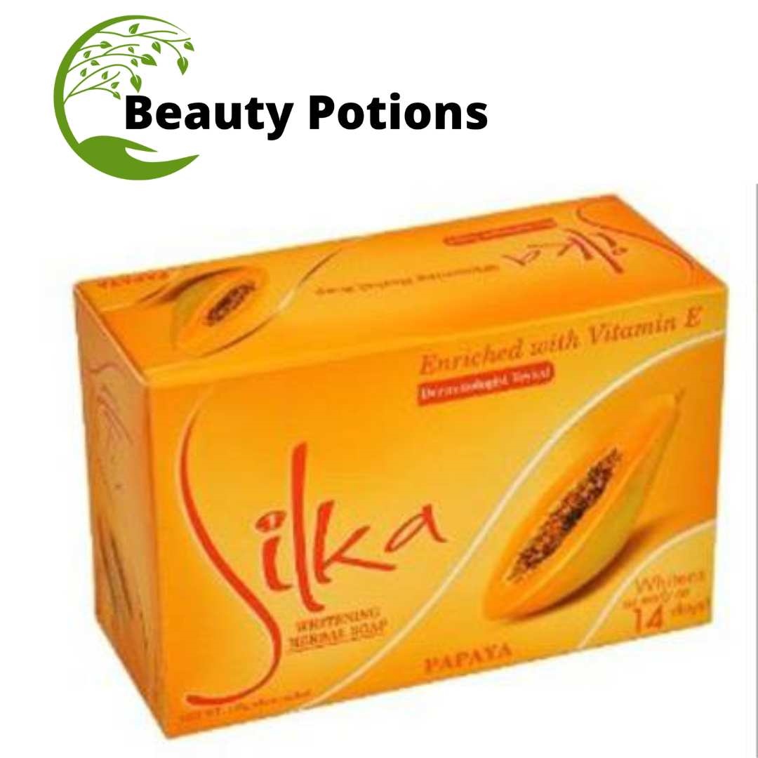 Silka Skin Whitening Soap Papaya 135g