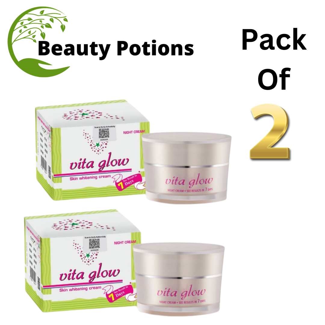 Vita Glow Glutathione Skin Whitening Night Cream Pack of 2