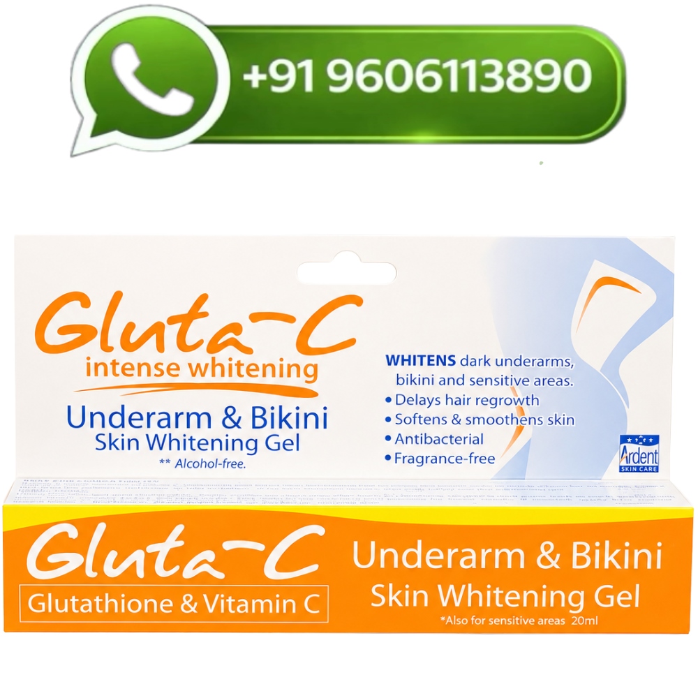 GlutaC Underarm And Bikini Skin Whitening Gel 20ml