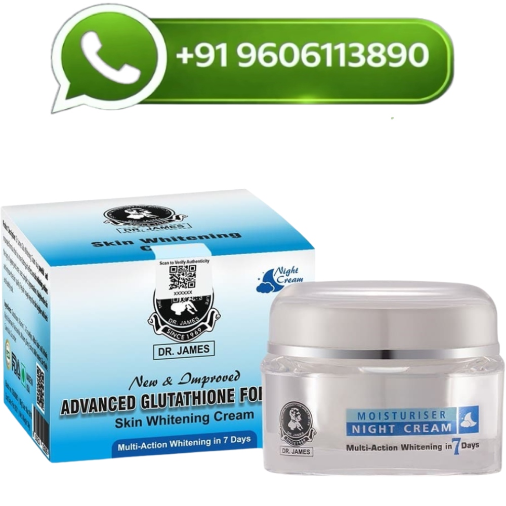 Dr James Advanced Glutathione Formula Skin Whitening Cream Made In USA Night Cream