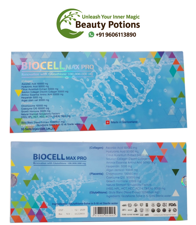 Biocell Max Pro Renovation with Glutathione Injection