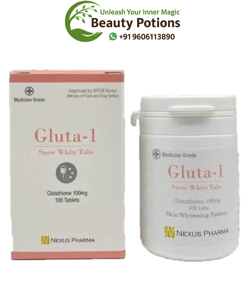 Gluta 1 Nexus Pharma Snow White Glutathione Skin Whitening Capsules