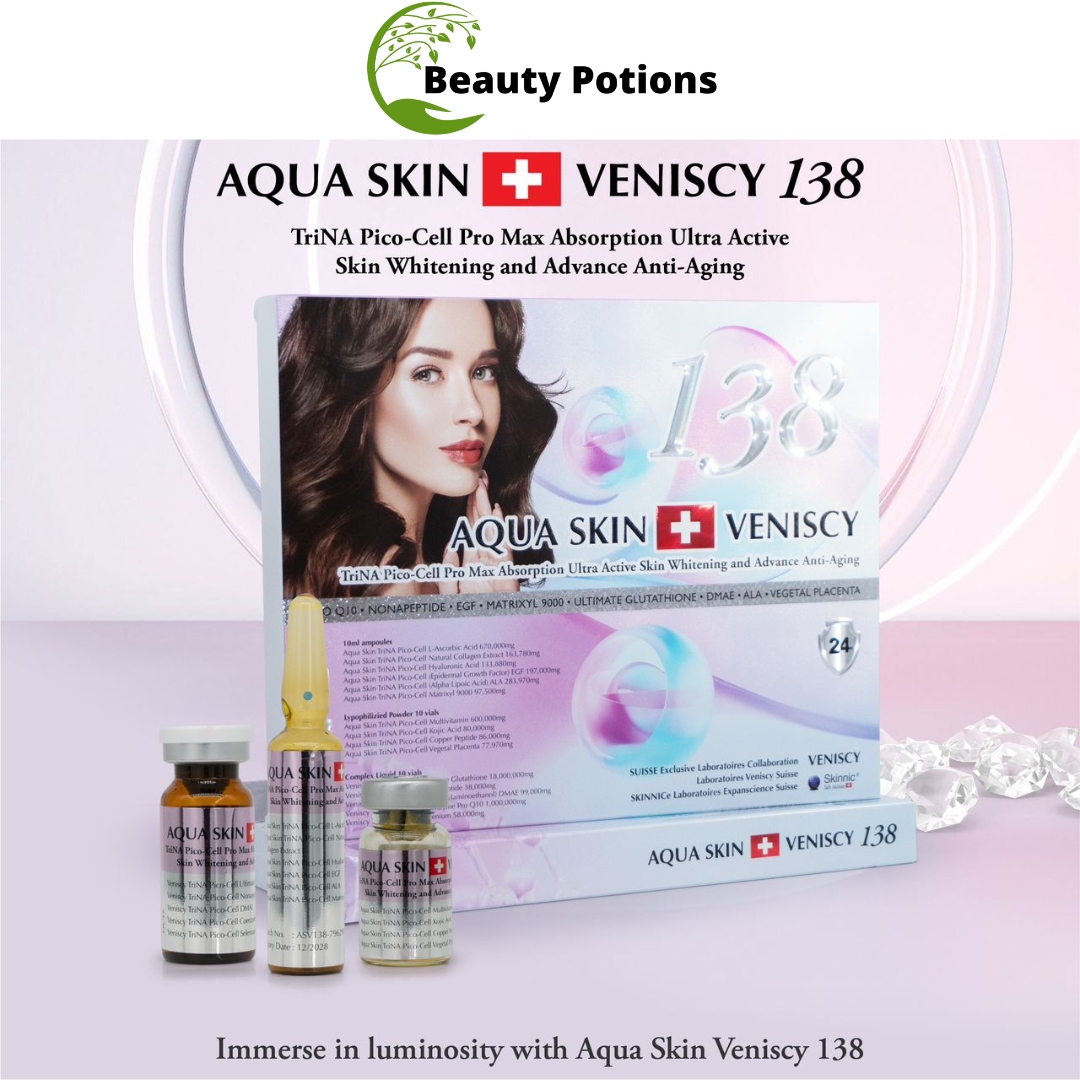 Aqua Skin Veniscy 138 TriNa Picocell Pro Max Glutathione Injection