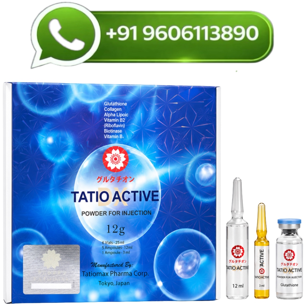 Tatio active DX 12g Glutathione 5 Session Skin Whitening Injection