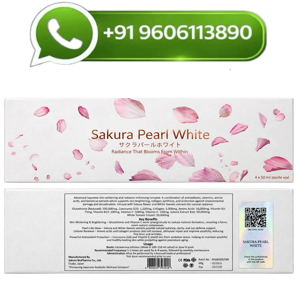 Sakura Pearl White 500,000mg Glutathione Injection