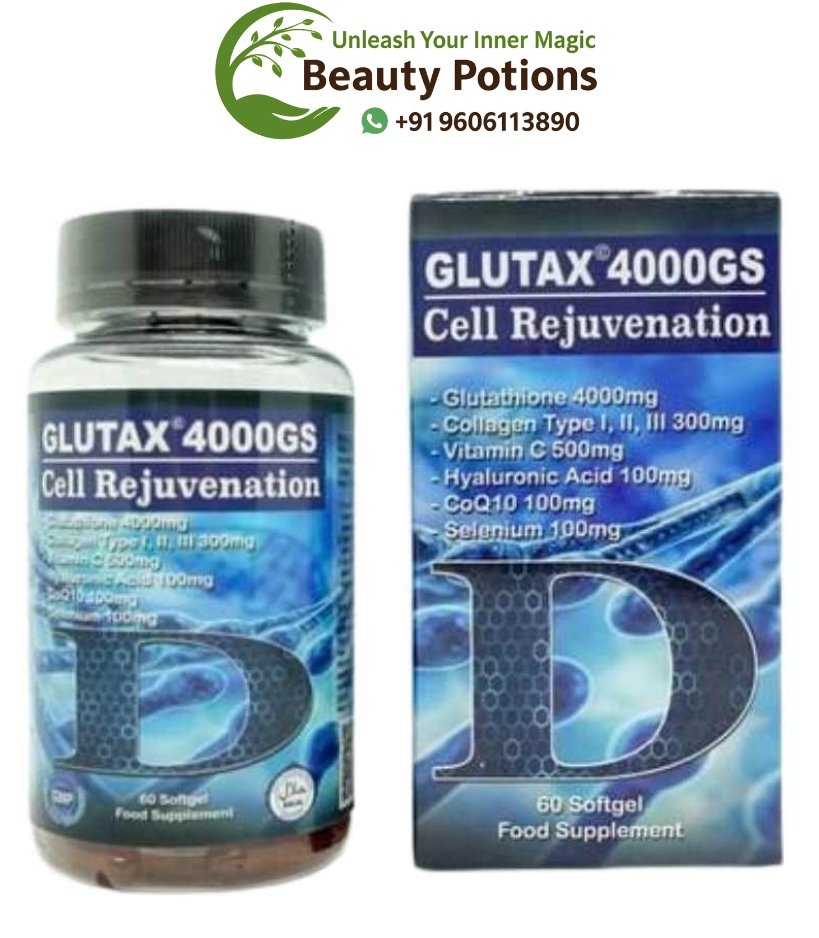 Glutax 4000GS Cell Rejuvenation Glutathione Softgel