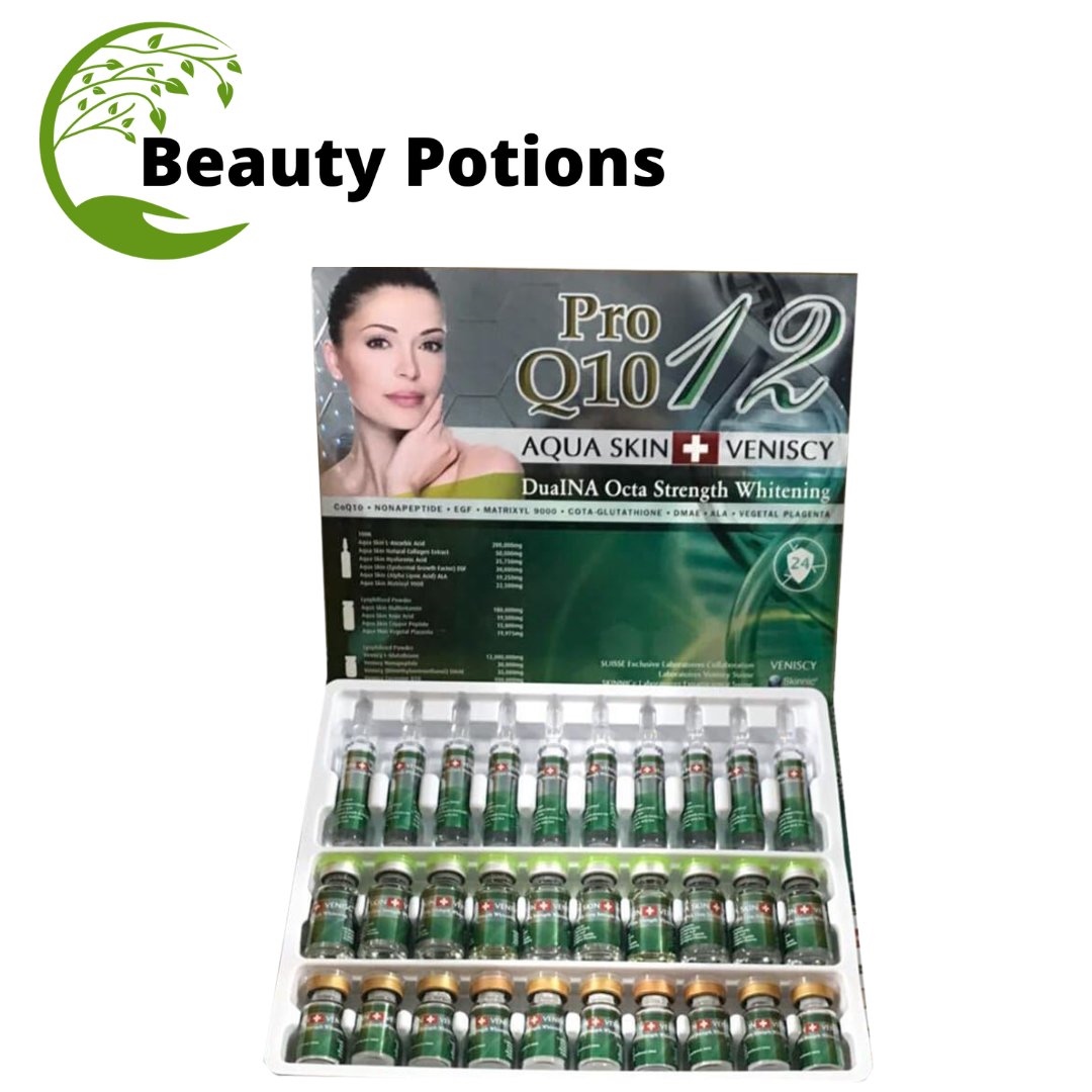 Aqua Skin Veniscy 12 DualNA Octa Strength Skin Whitening 10 Sessions Injection