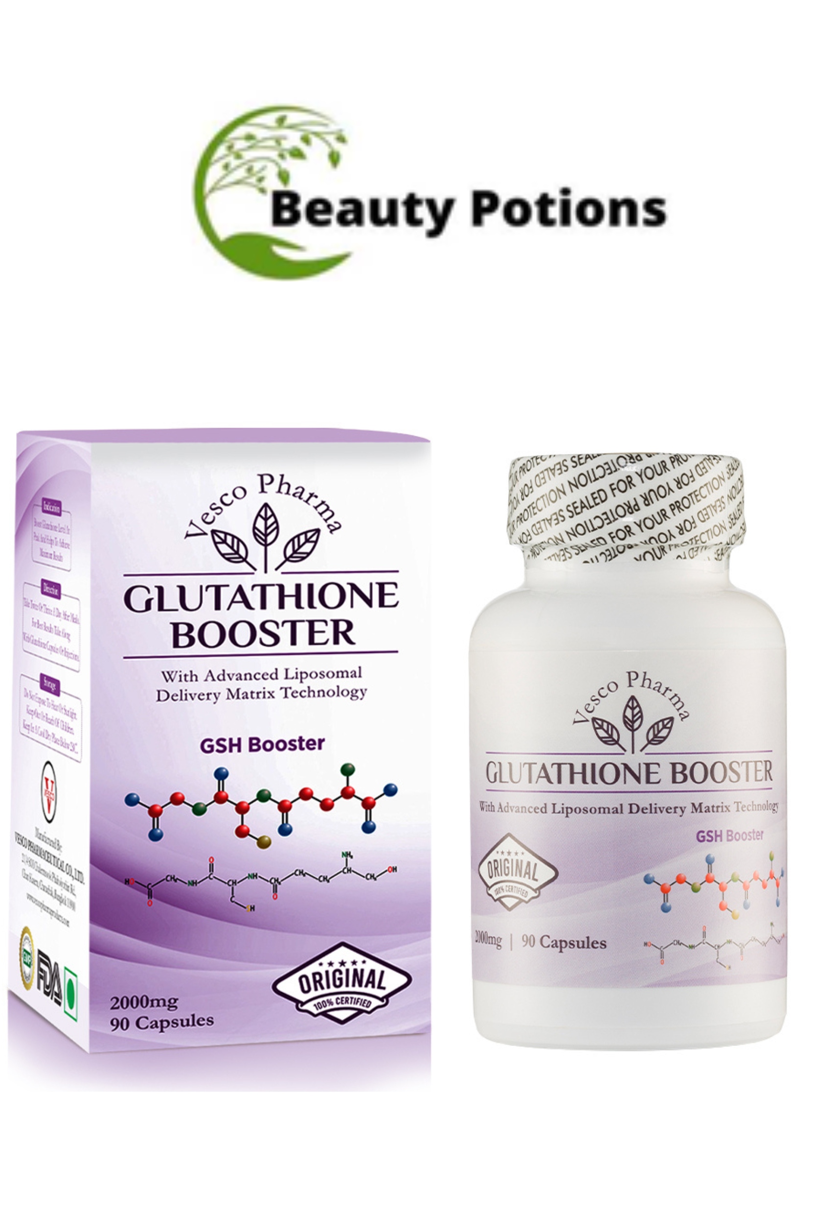 Vesco Pharma Glutathione Booster Capsules