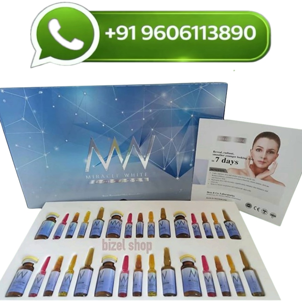 Miracle White 18000mg skin Whitening Glutathione Injections