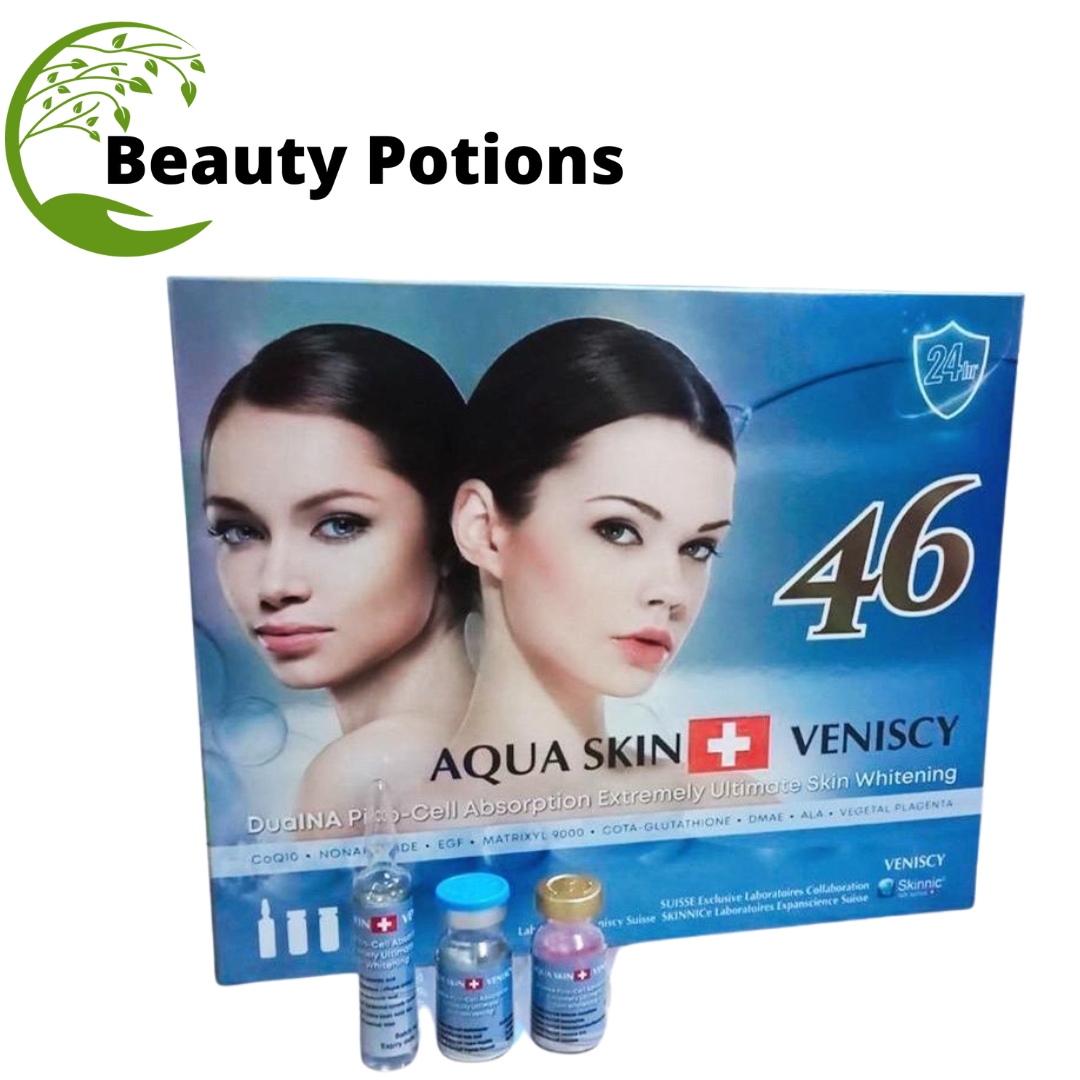 Aqua Skin Veniscy 46 Dualna Pico Cell Absorbtion Extremely Ultimate Skin Whitening Injection