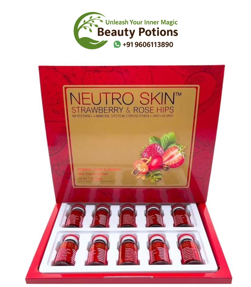 Neutro Skin Strawberry And Rose Hips Skin Whitening Glutathione
