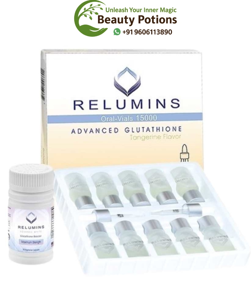 Relumins Glutathione 15000mg Sublingual Oral Dose USA Brand