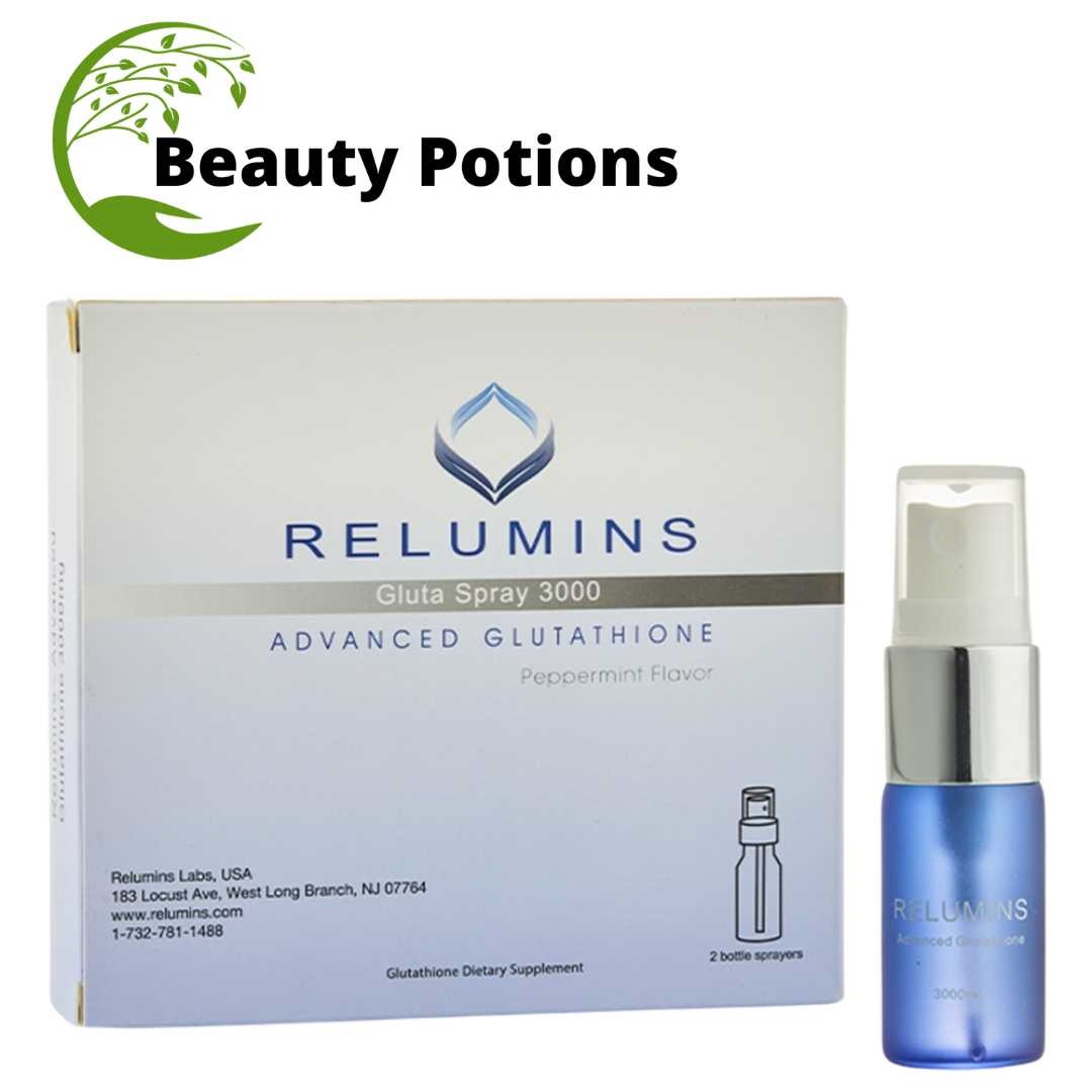 Relumins Gluta Spray 3000mg Oral Glutathione Skin Whitening and Immune Support