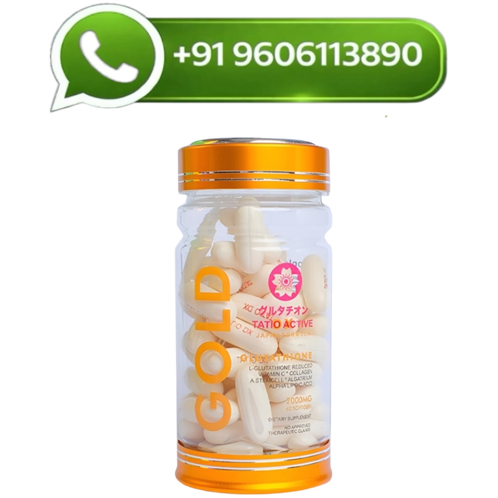 Tatio Active Gold Glutathione 2000mg Skin Whitening Softgels
