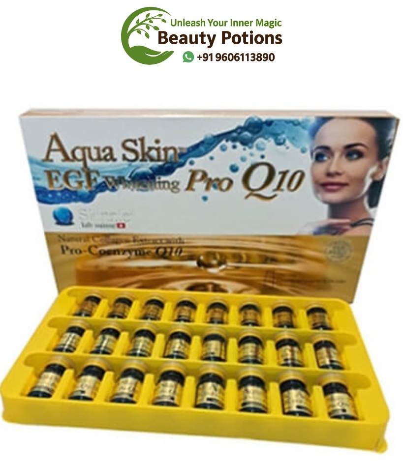 Aqua Skin EGF Whitening Pro Q10 Glutathione Skin Whitening Injection
