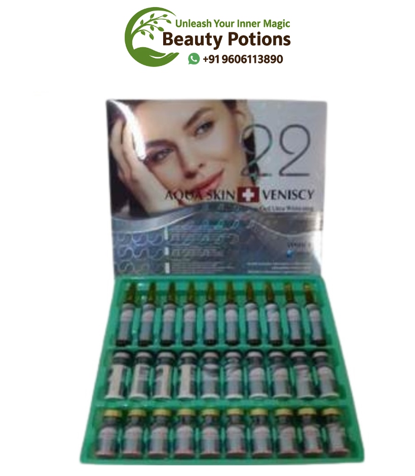Aqua Skin Veniscy 22 DualNA Pico Cell Ultra Whitening Injection 10 Sessions