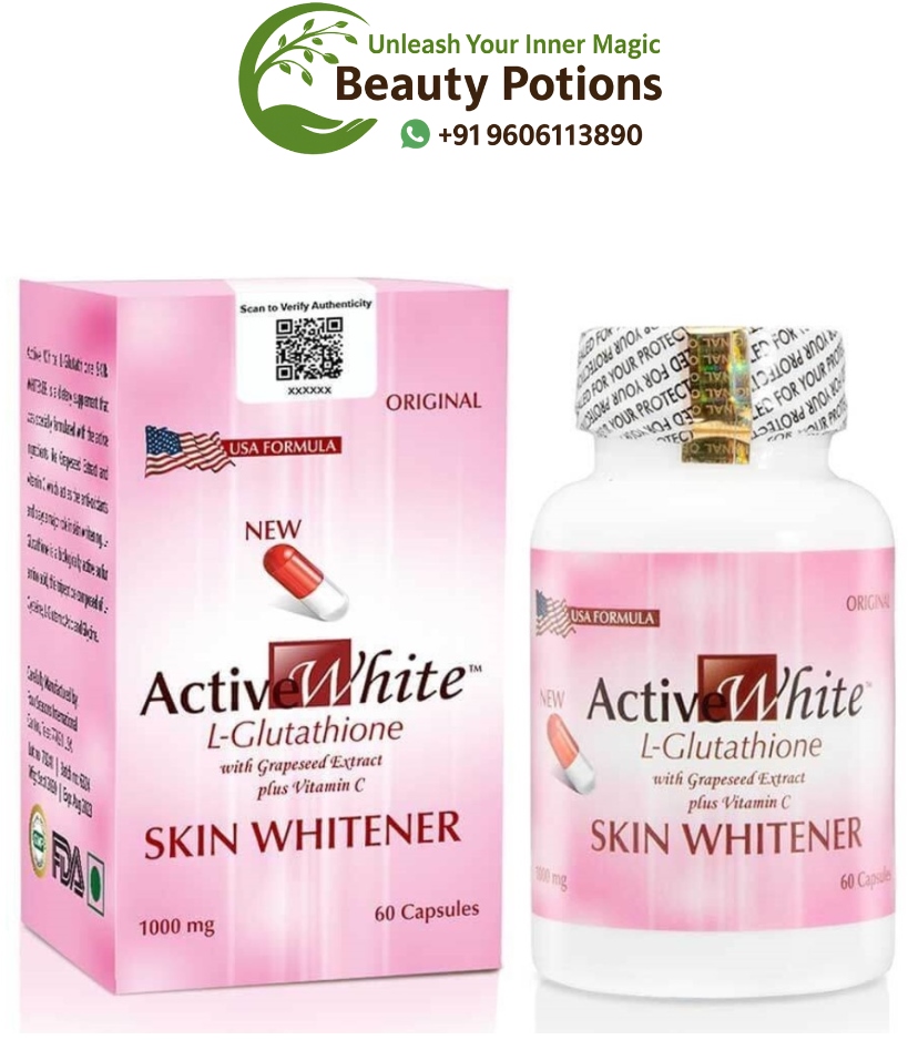 Active White L Glutathione Skin Whitening Capsules