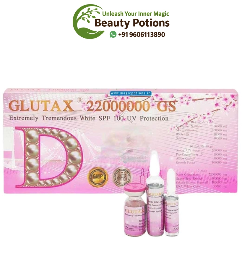 Glutax 22000000gs Extremely Tremendous White Glutathione Injection