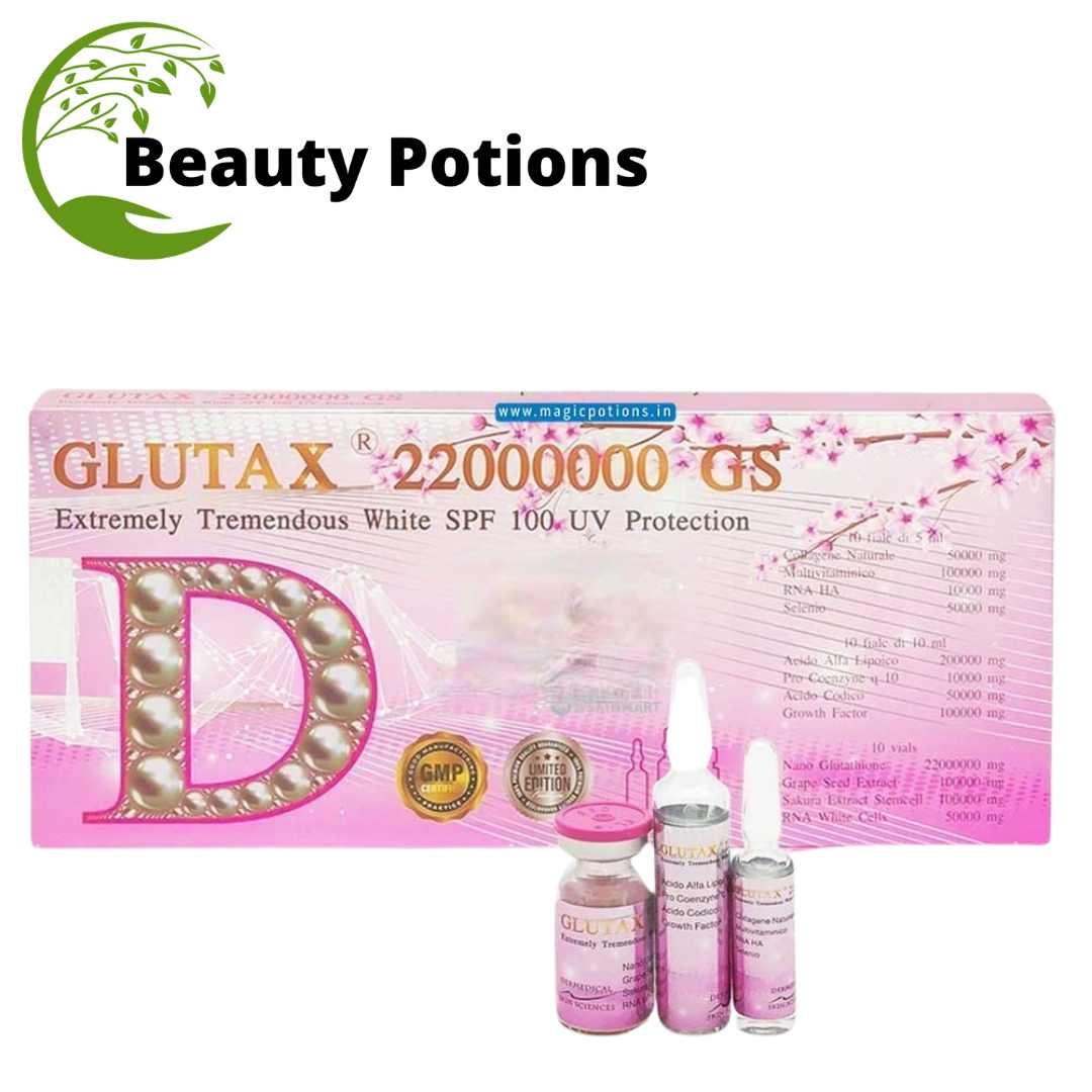 Glutax 22000000gs Extremely Tremendous White Glutathione Injection