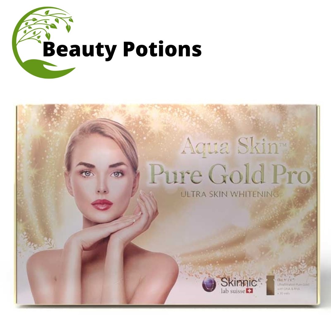 Aqua Skin Pure Gold Pro Ultra Skin Whitening Injection 30 Sessions