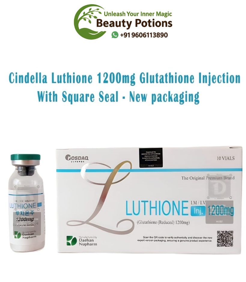 Cindella Luthione 1200mg Glutathione Whitening Injections