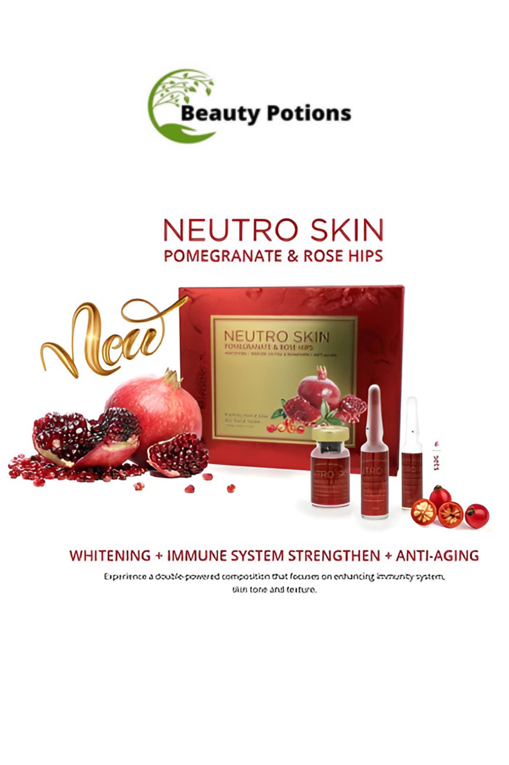 Neutro Skin Pomegranate & Rosehips Glutathione Injection