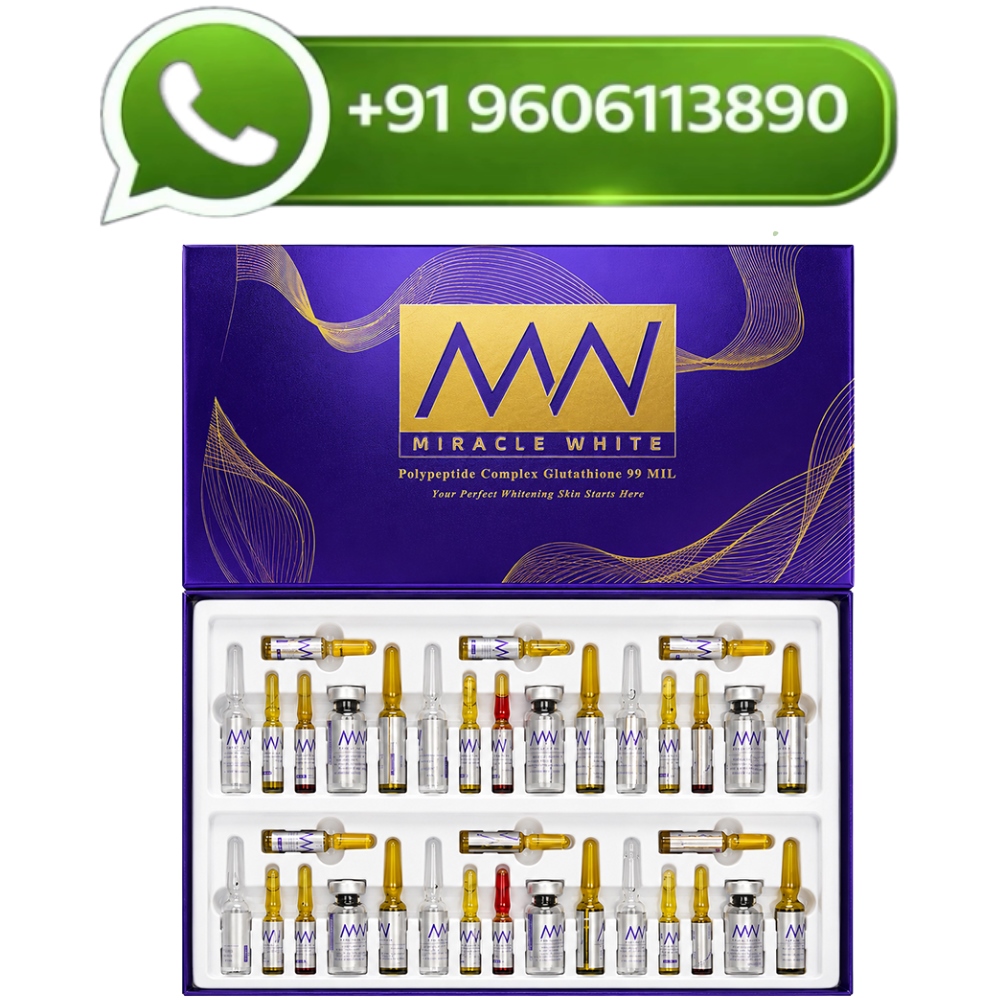 Miracle White 99000000mg Glutathione Injection