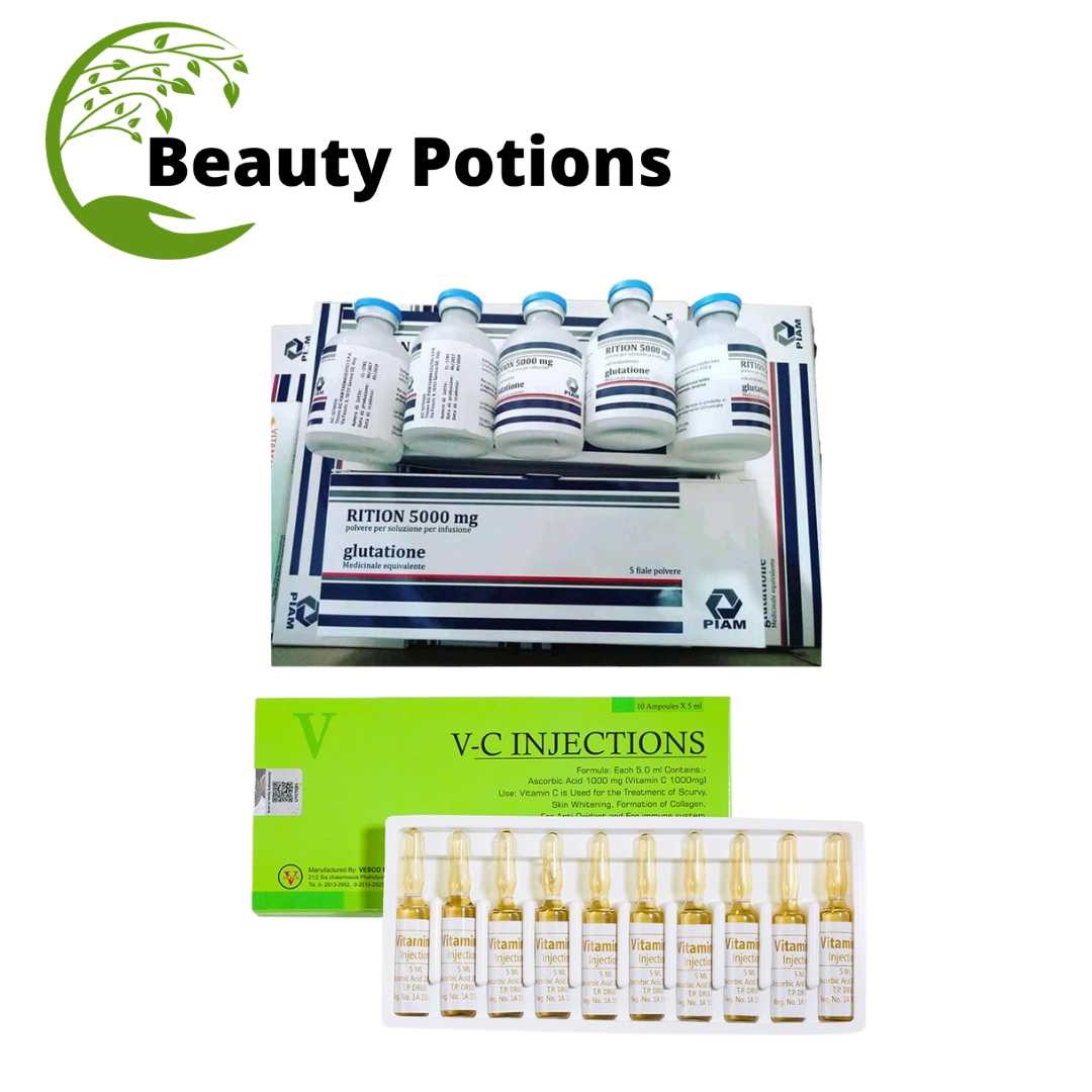 Rition 5000mg Glutathione Skin Whitening Injection