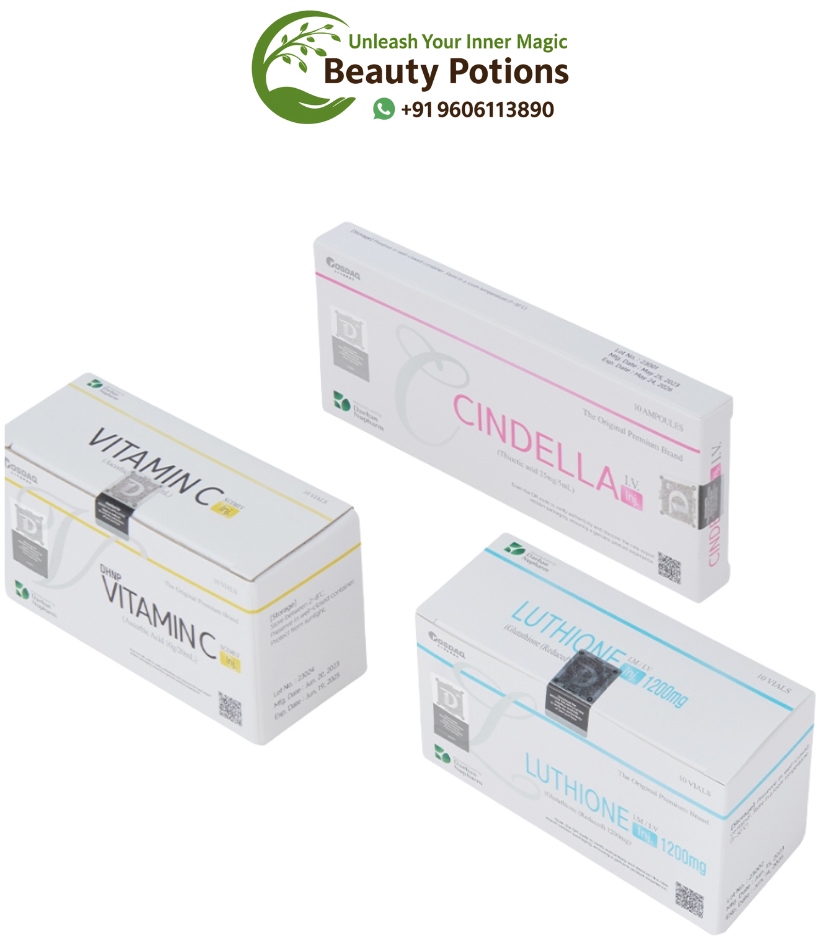 Cindella 1200mg Glutathione Injections With Square Seal