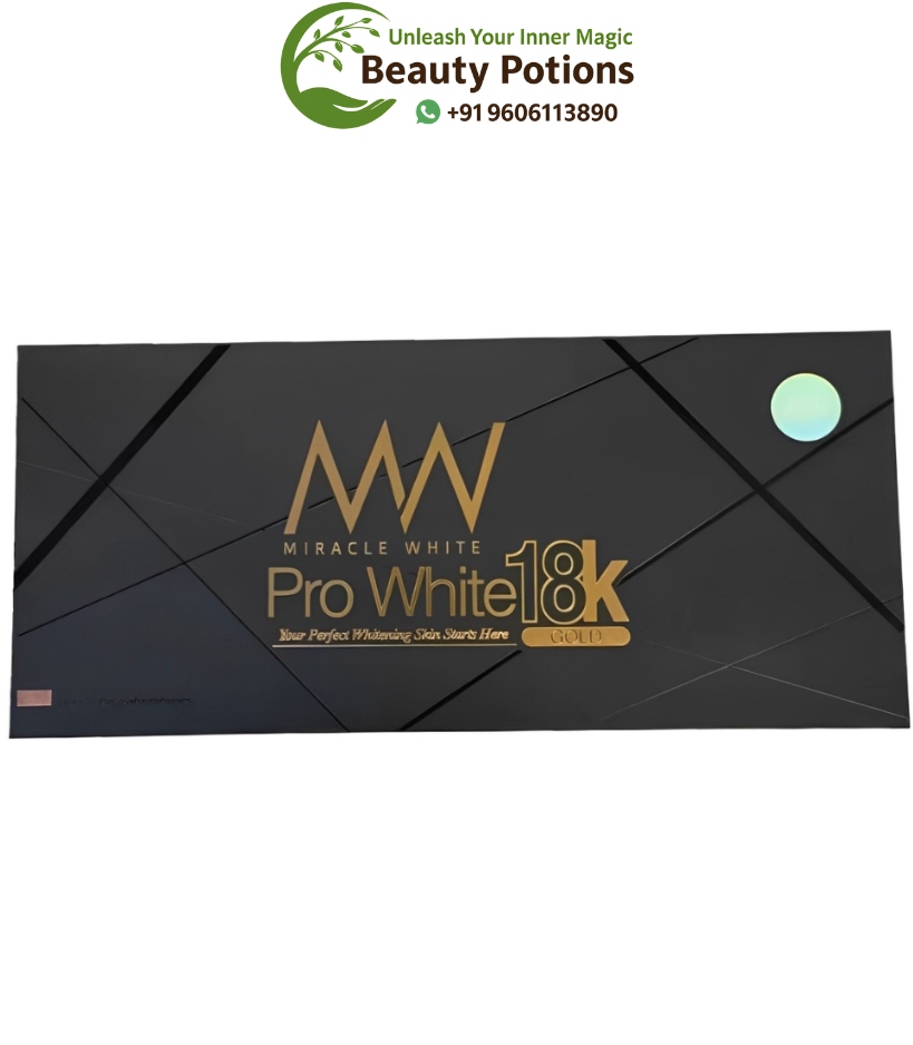 Miracle White Pro White 18K 180000mg Glutathione Injection
