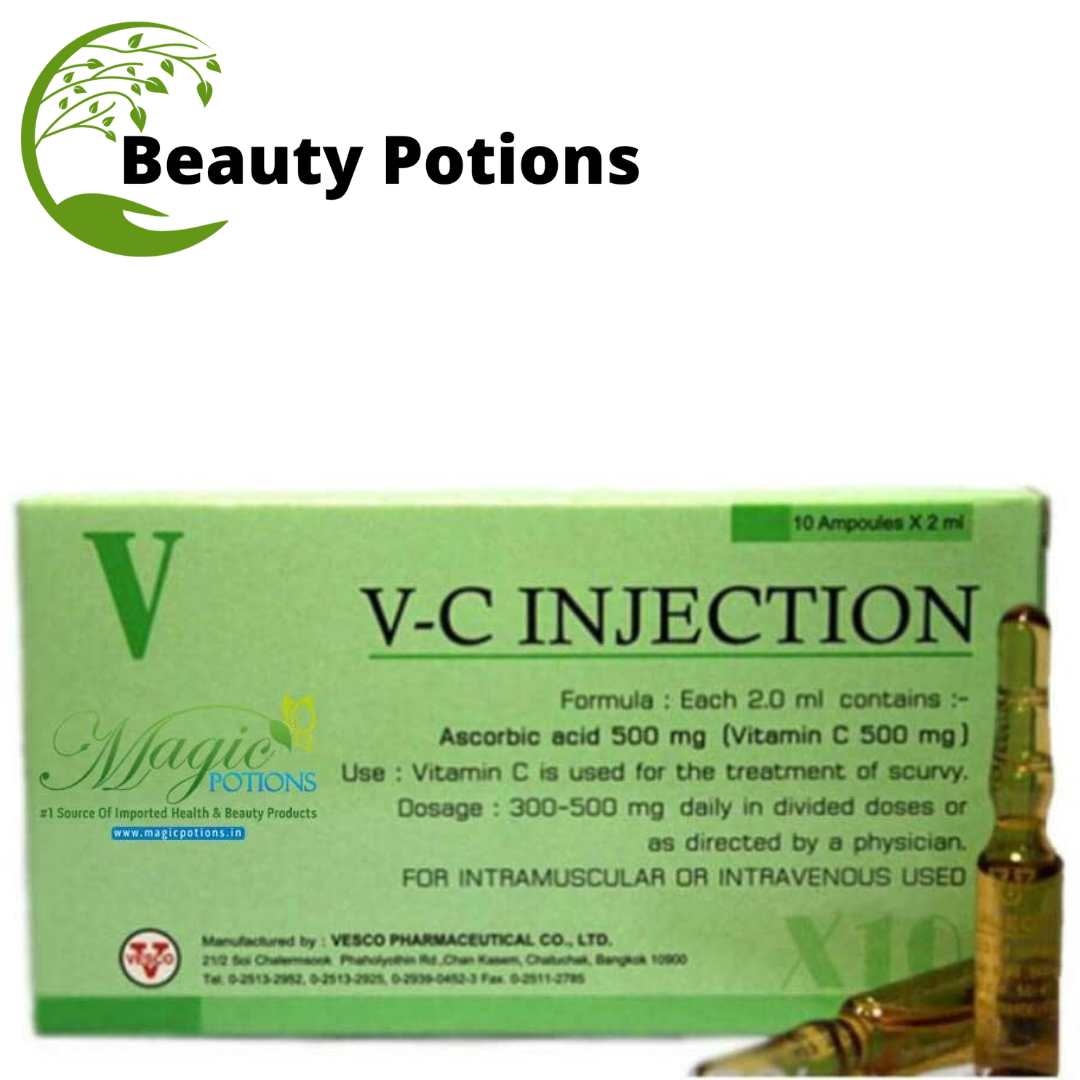 Buy Vitamin C Injection 500mg 10 Ampoules