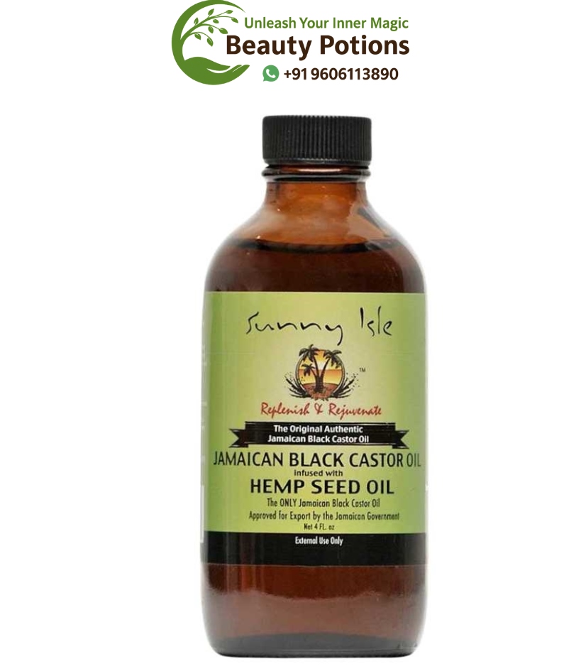 Sunny Isle Jamaican Black Castor Oil infused with Hemp Oil