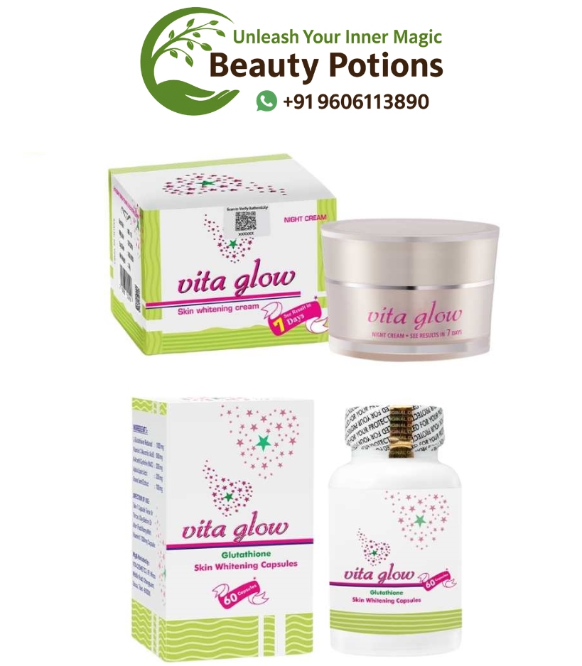 Vita Glow Glutathione Capsules & Vita Glow Night Cream